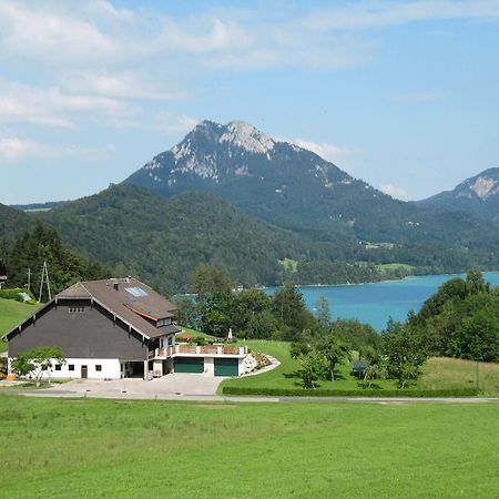 Bauernhof Unterhoefner Hof bei Salzburg Buitenkant foto