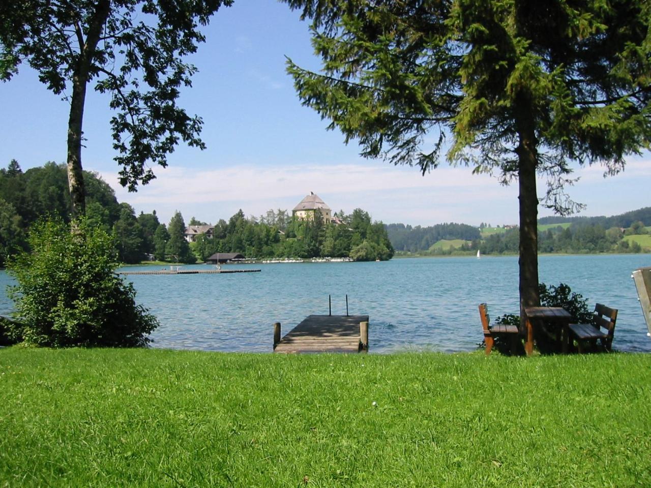 Bauernhof Unterhoefner Hof bei Salzburg Buitenkant foto